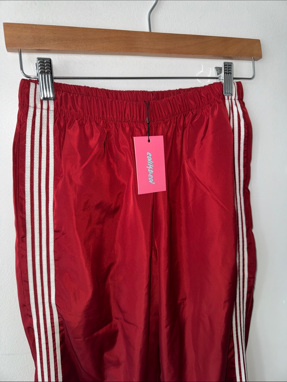 Edikted Remy Bow Ribbon Track Pants - Picture 3 of 9